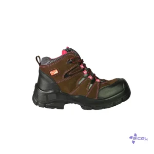 Bota Tipo Teni 4059W Cuero Nobuck Fucsia - Cafe-Fucsia
