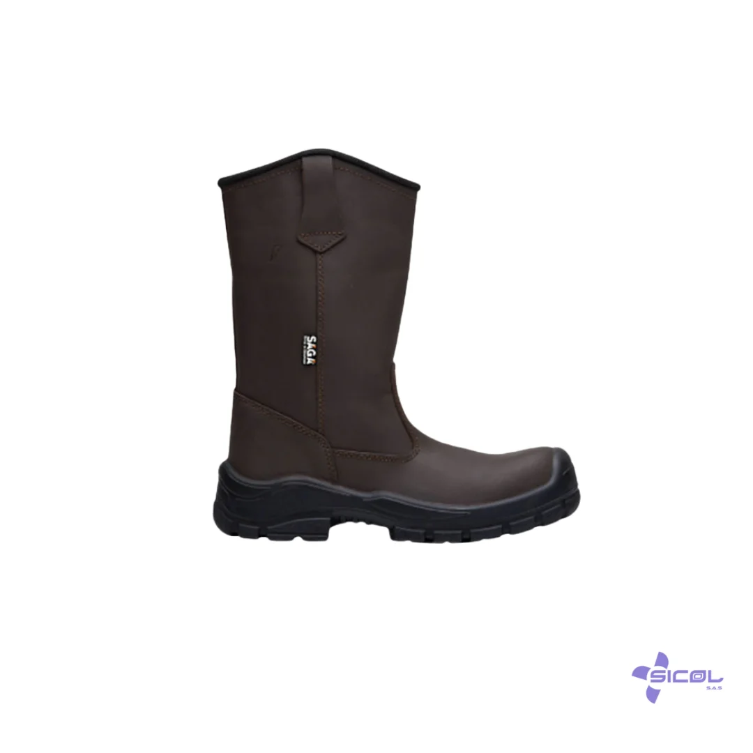 Bota Soldador Cafe Saga Ref - Cafe