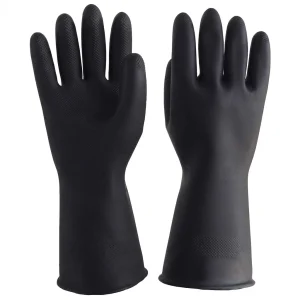Guante Caucho Negro Cal 35 - Negro