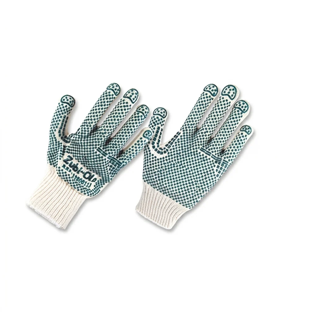 Guante Puntos Pvc Doble Cara Verde 19800113 Zubiola - Verde