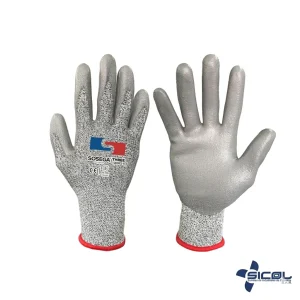 Guante Sosega 400002 Three Anticorte Nivel 3 - Gris