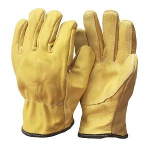 Guante Vaqueta Reforzado - Amarillo