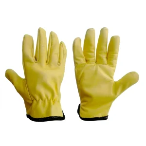 Guante Vaqueta Sencillo - Amarillo